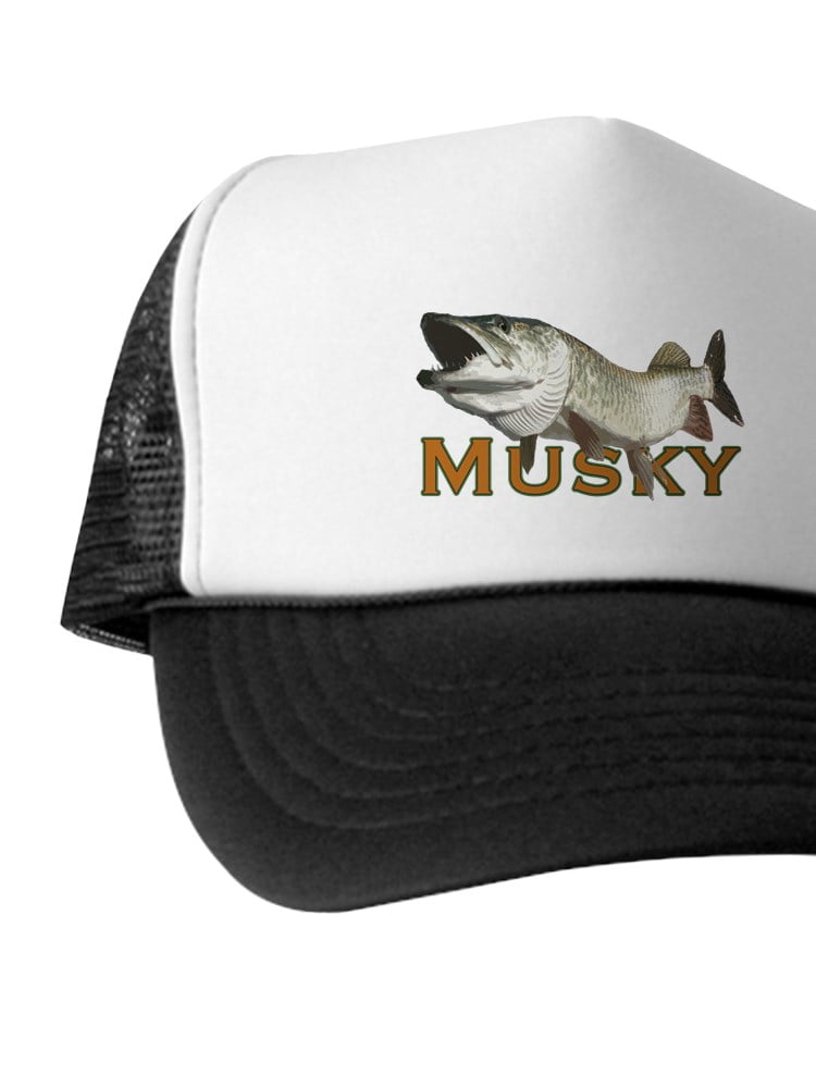 CafePress - Monster Musky - Unique Trucker Hat, Classic Baseball Hat 