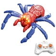 thumbnail image 1 of Jouets de Voiture Rc Araignée Murale pour Enfants, Jouet Araignée Télécommandée Rechargeable avec Yeux à DEL, Araignée Murale Rc à Rotation 360, Double Mode Conduite au Sol et au Mur, Cadeau de Noël et d'Anniversaire pour Garçons, 1 of 8