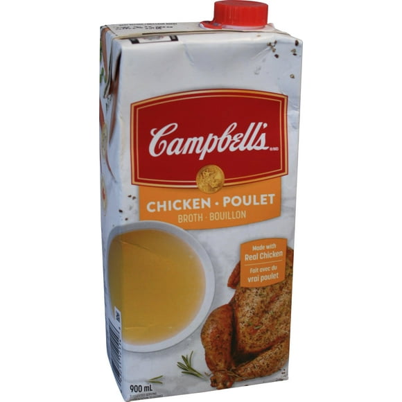 Campbell's - Chicken Broth - Pack of 12 - 900ml - Rich Chicken Flavor for Delicious Dishes (12ct)