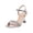 Silver, variant on Fiaer Women's Rhinestone Shiny High Heels Backless Open Toe Summer Sandals for Party Club Prom Silver 9.5