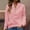 Pink, variant on Enjoytime Hoodies for Women 2025 Fashion Fall V Neck Button Down Long Sleeve Sweatshirts Casual Loose Pullover Tops