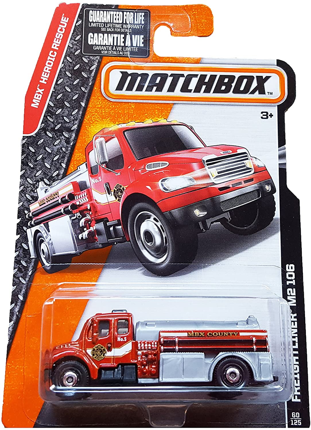 Matchbox 16 Mbx Heroic Rescue Freightliner M2 106 Fire Truck Red 60 125 1 64 Scaled Die Cast Fire Truck By Visit The Matchbox Store Walmart Com Walmart Com