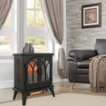 Innoflame 24" Electric Fireplace Virtual Stove, Infrared Quartz Heater
