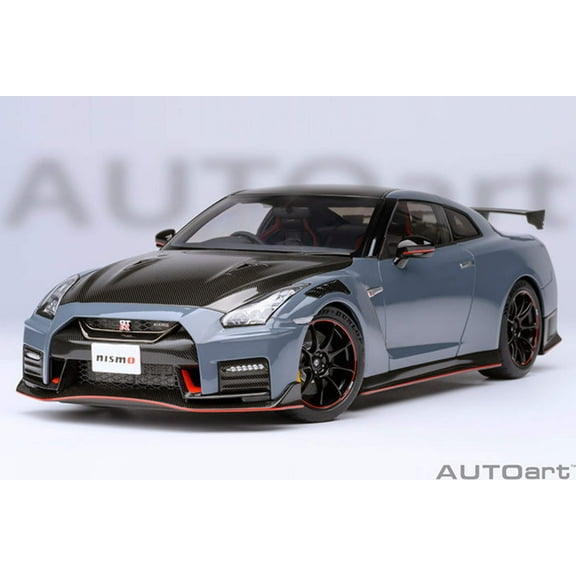 AUTOart 2022 Nissan Skyline GT-R (R35) Nismo Special Edition Nismo Stealth Gray 1:18