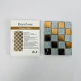 thumbnail image 4 of DiyoZone Glass Tiles Grout Decorative Tile, Gold and Silver, for Kitchen Backsplash or Bathroom Backsplash, 4 of 5