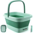 thumbnail image 1 of Lavabo plegable para pies Beinilai Green de 15 litros de capacidad, 1 of 7