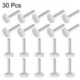thumbnail image 4 of Unique Bargains 30 Packs M4 x 30mm Boutons de Serrage à Vis Mâle Blanc, 4 of 5