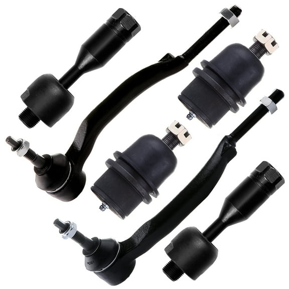 AUTOMUTO Replacement Parts Front Driver Side Outer Tie Rod End Inner Tie Rod End Lower Ball Joint fit for 2002 for Chevrolet Trailblazer Ext for GMC Envoy XL for Oldsmobile Bravada