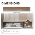 thumbnail image 2 of Lambrin Decorativo Wpc Panel 3d 14 Pzas 1mx17cm 2.4 M² Madera, 2 of 5