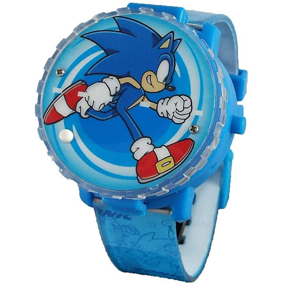 Toyfinder4U Sonic The Hedgehog LightUp Spinner LCD Watch Walmart