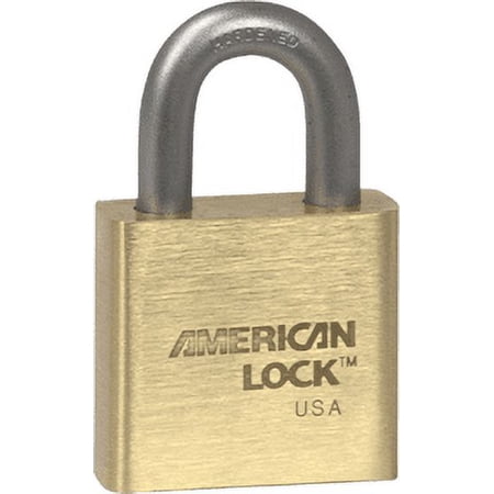 American Lock A3570WO IC Core Padlock Lock Brass
