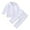 White, variant on GYRATEDREAM Toddler Baby Kids Velvet Pajamas Set Long Sleeve Button-Down Lapel Collar Top Pants Sleepwear PJs for Girls