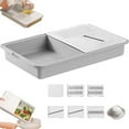 thumbnail image 4 of DJN Home & Garden Six In One Slicer Kitchen Specific Multifunctional Scraper And Cutting Plate 6 In 1 Cutting Plate With Container And Friction Vegetable Cutting Machine, 4 of 9