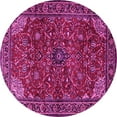 thumbnail image 1 of Ahgly Company Indoor Round Persian Pink Traditional Area Rugs, 7' Round, 1 of 4