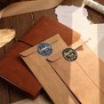 thumbnail image 4 of Vintage Kraft paper creative envelope nostalgic postcard storage bag fire paint envelope, 4 of 5