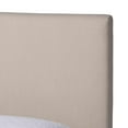 thumbnail image 6 of Baxton Studio Astin Modern Platform Bed, Queen, Beige, 6 of 9