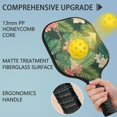 thumbnail image 2 of Pickleball Paddles Set Of 2, Fiberglass Surface, Tropical Jungle Print, 4 Balls & Bag, 2 of 5