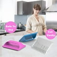 thumbnail image 2 of Justharion Hot Dog Roller For Grill Deliciously Topped Hot Dogs 15 Rows Of Can Cut Hot Dogs Easily pink 1Set, 2 of 6