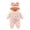 Pink1-2, variant on AWZXDE Boys Rompers Velvet Lined Cartoon Animal Embroidered 3D Ear Hooded Snap Front Warm Winter Quilted Jumpsuit Casual Pattern Outfit Pink1-2 - 0-1 Month