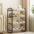 thumbnail image 6 of Miogawg 4-Tier Stackable Small Shoe Rack, Lightweight Shoe Shelf Storage Organizer For Entryway, Hallway And Closet, 6 of 6