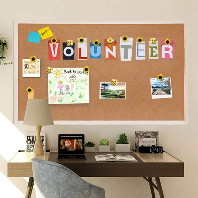 40Pcs Sunflower Push Pins - Decorative Resin Thumb Tacks For Bulletin Boards & Photo Walls