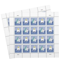 Sailboats POSTCARD RATE USPS Postage Stamps 2 Sheets of 20 US Postal First Class Water Ocean Outdoor Lake Summer Sailing Celebration Anniversary (40 Stamps)
