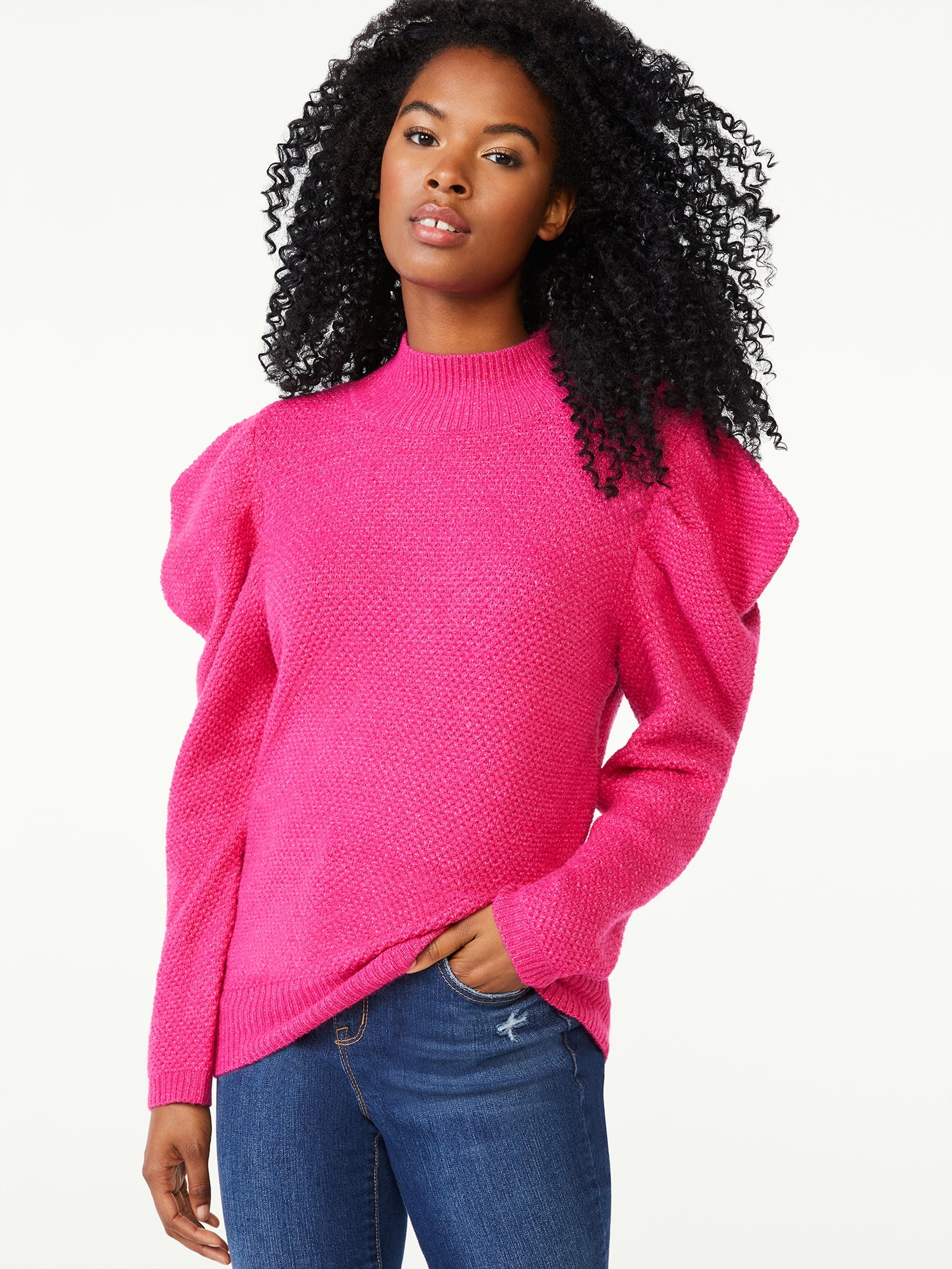 womens mock neck sweater