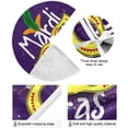 thumbnail image 2 of GZHJMY Mardi Gras Tree Skirt Home Decoration Large Round Venetian Christmas Tree Skirt for Holiday Party Home Christmas Day Ornaments 36", 2 of 6
