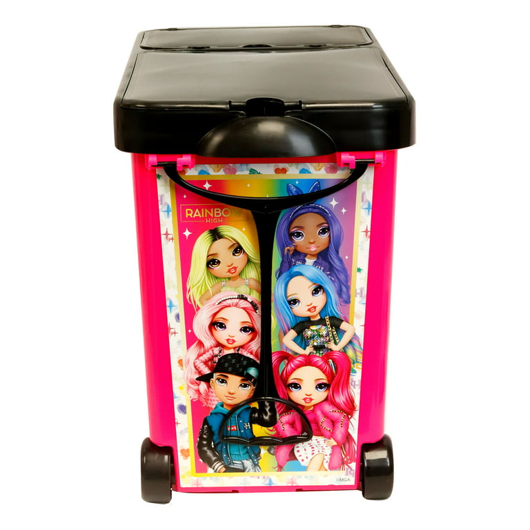 Barbie Store It All Storage Toys Accessory Shelf Wheeled Organizer Girl  Pink