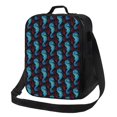 thumbnail image 1 of Disketp Blue Seahorse Bolsa Térmica Estampada para Almuerzo, Lonchera para Hombres y Mujeres Adultos, 1 of 7