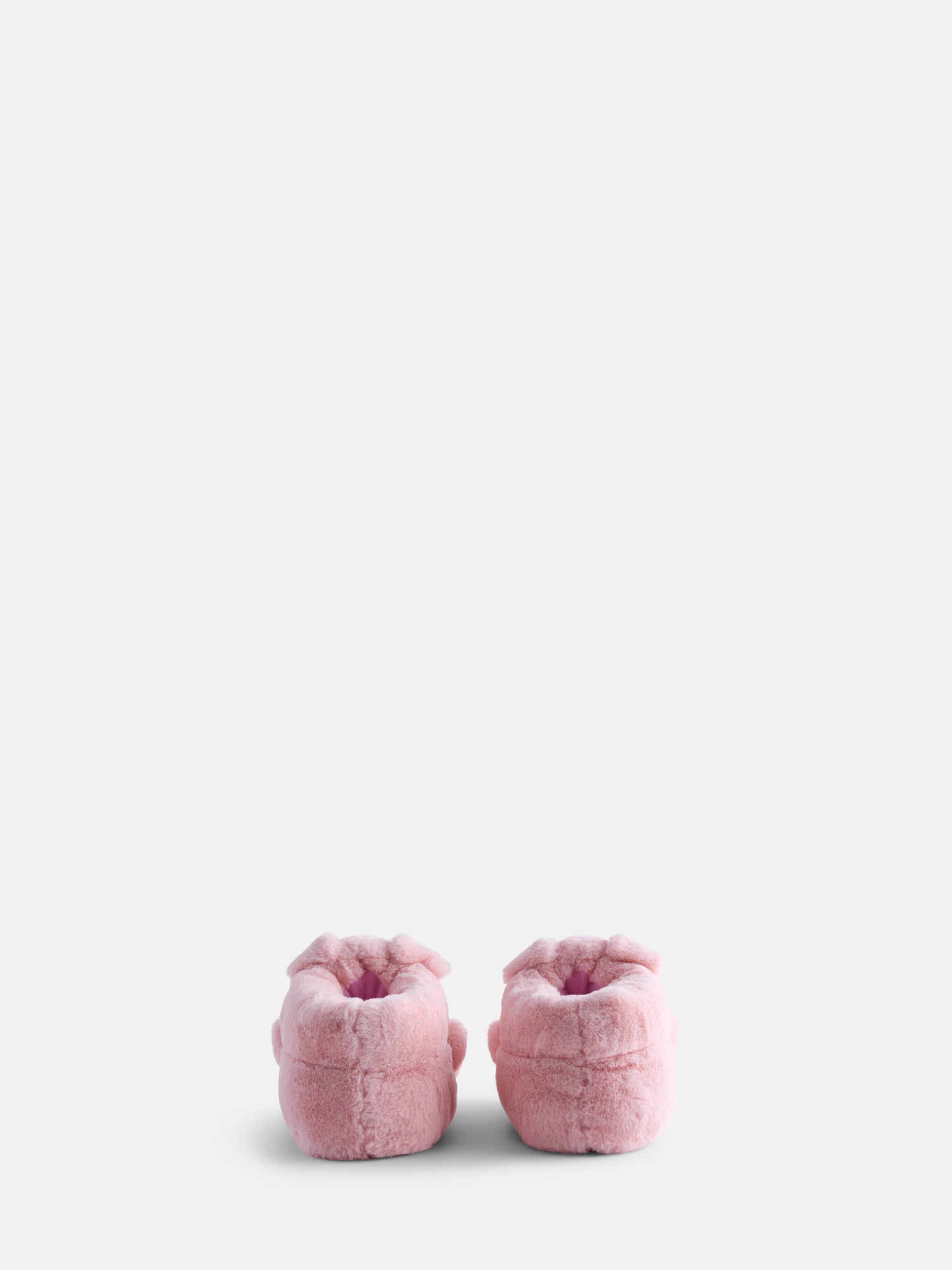 Wonder Nation Little and Big Girls' Plush Critter Slippers