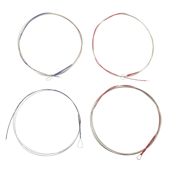 Pipa String Replacement Strings Guitar Parts Banjo Set Plated Accessories Kit Metal Ukulele Instrument Acoustic