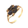 thumbnail image 1 of Jewelry Fiesta Designer Black Agate Cuff Bracelet Fashion Jewelry for Women Gift, 1 of 2