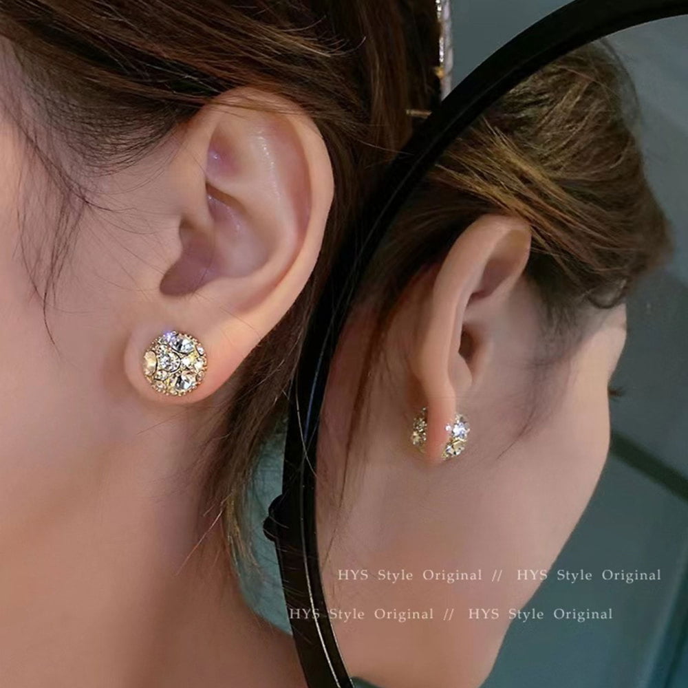 WKOUD 6 Pairs Stainless Steel Magnetic Stud Earring For Men Women CZ Magnet  Non Pierced Clip On Earrings Set - AliExpress