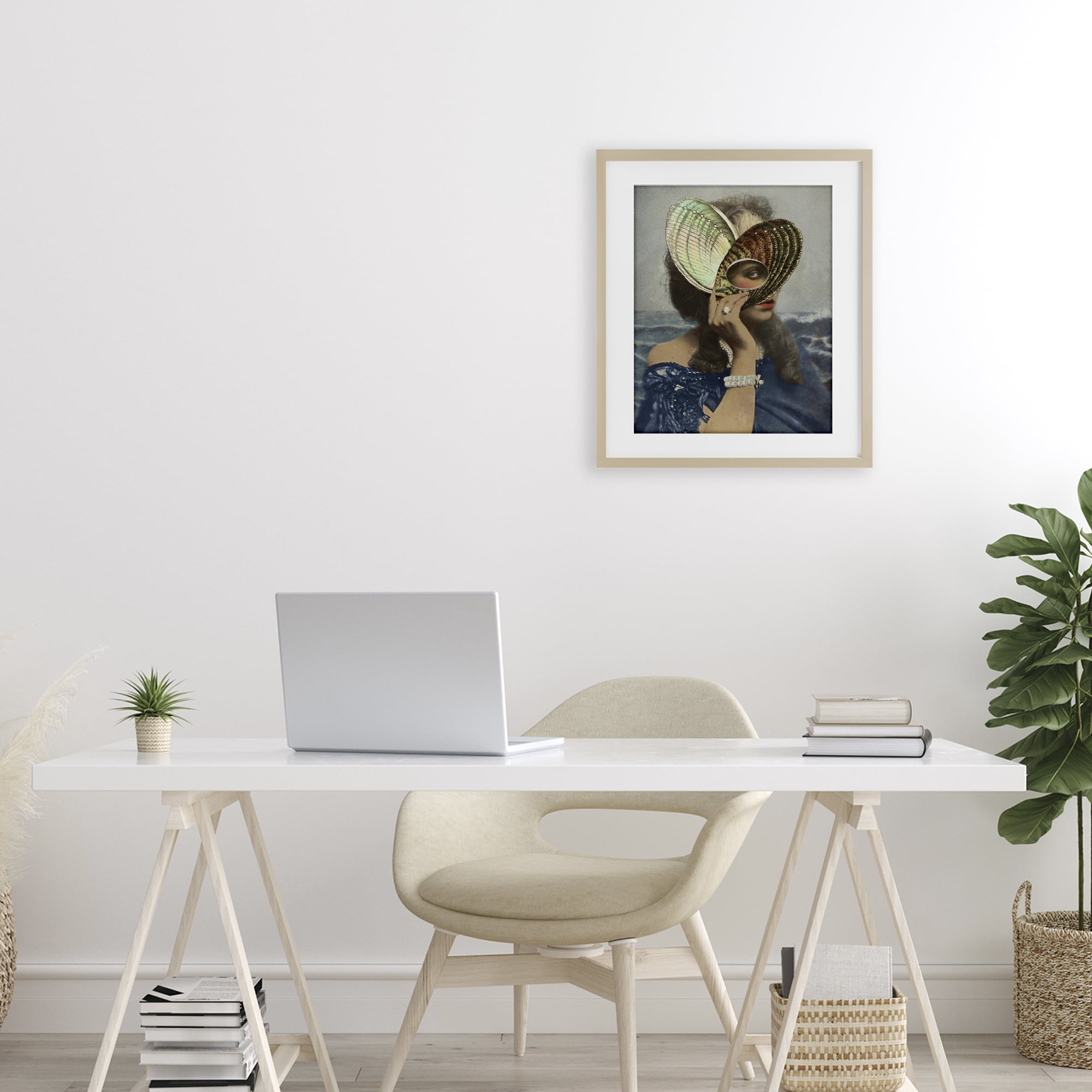 Stupell Industries Portrait of Naturalist Birch Framed Print Under Glass, design by Victoria Barnes