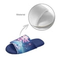 thumbnail image 4 of Psesaysky Cartoon Axolotl Dolphin Print Slippers for Women Memory Foam House Bedroom Open Toe Slide Slipper Shoes Comfy Trendy Gift Slippers, Size 6-7, 4 of 7