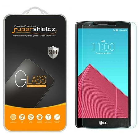 [2-Pack] Supershieldz for LG G4 Tempered Glass Screen Protector, Anti-Scratch, Anti-Fingerprint, Bubble Free