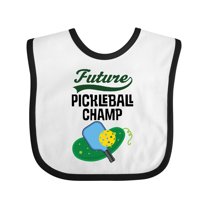 Inktastic Future Pickleball Champ Boys or Girls Baby Bib