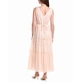 thumbnail image 2 of Peserico womens  Tiered Tie Waist Midi Dress, 44, Pink, 2 of 3