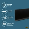 thumbnail image 6 of M-D Building Products 23662 4 in. x 48 in. Black Self-Stick Vinyl Wall Base, 6 of 9