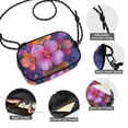 thumbnail image 3 of FORMRS Mini Crossbody Bag for Women Adjustable Shoulder Rope Travel Casual Phone Purse, Large Purple Flowers, 3 of 7