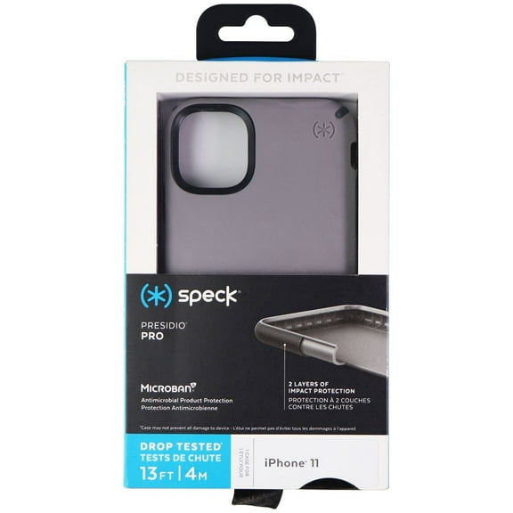 Speck Presidio Pro Series Case for iPhone 11 - Filigree Gray / Slate Gray