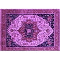 thumbnail image 1 of Ahgly Company Indoor Rectangle Oriental Purple Industrial Area Rugs, 5' x 8', 1 of 4