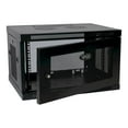 thumbnail image 3 of Tripp Lite SmartRack 6U Low-Profile Switch-Depth Wall-Mount Rack Enclosure Cabinet - Rack cabinet - wall mountable, floor mountable - black - 6U - 19", 3 of 6