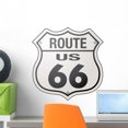 thumbnail image 1 of Historic Route 66 Sign Wall Mural by Wallmonkeys Peel and Stick Graphic (18 in H x 18 in W) WM140060, 1 of 4