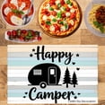 thumbnail image 2 of Joocar Happy Camper Camping Theme Table Mats Set Of 4 For Home Kitchen Table Decor 12x18 inch, 2 of 5