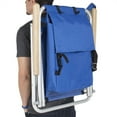 thumbnail image 4 of Portable High Strength Beach Chair with Adjustable Headrest Blue, 4 of 8