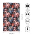 thumbnail image 2 of KLL Rose Flowers Ultra Absorbent & Soft Hand Towels for Bath, Hand, Face, Gym and Spa-27.5x16in, 2 of 7