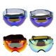 thumbnail image 3 of Gafas de deporte de nieve de invierno gafas de sol de doble lente máscara de gafas de snowboard negro Sunnimix Gafas de nieve de esquí, 3 of 8