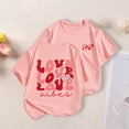 thumbnail image 2 of TZEWGL Tops For Infnat Short Sleeve Printed Round Neck Clothing For Infnants size 3-4T, 2 of 4